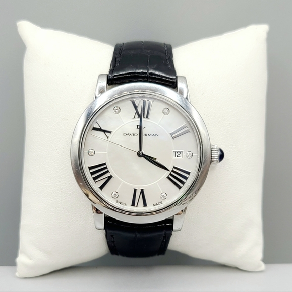 David Yurman Classic Quartz Watch With Stainless Steel and Diamonds - Picture 1 of 1